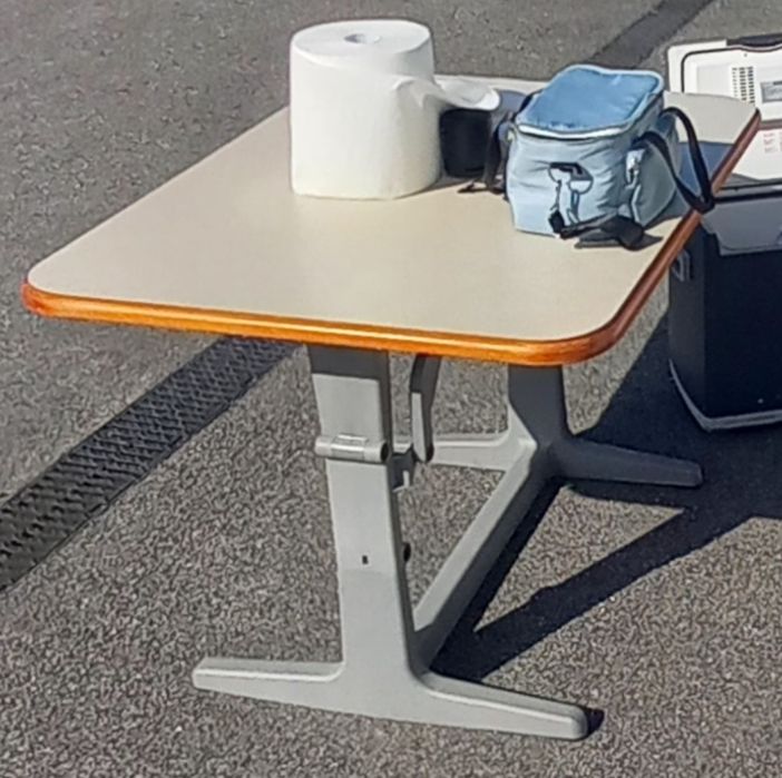 Mesa para caravana