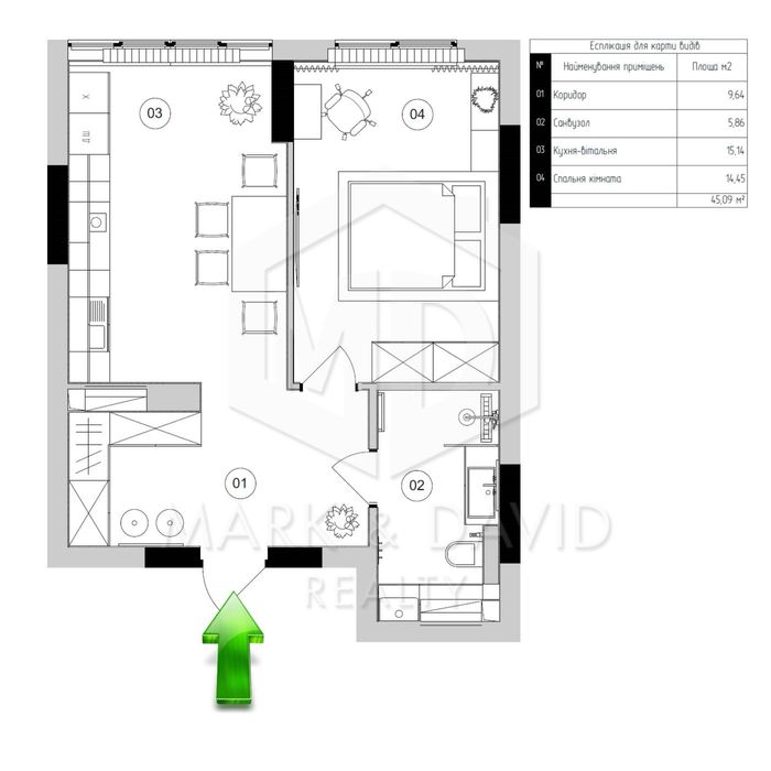 Позняки Харківський Дарницький дизайнерський ремонт ЖК Лебединий 45м2
