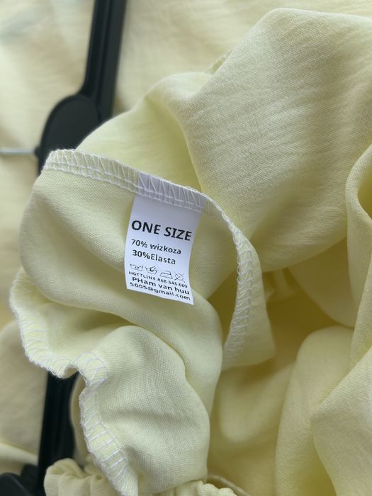 Żółty komplet 3XL