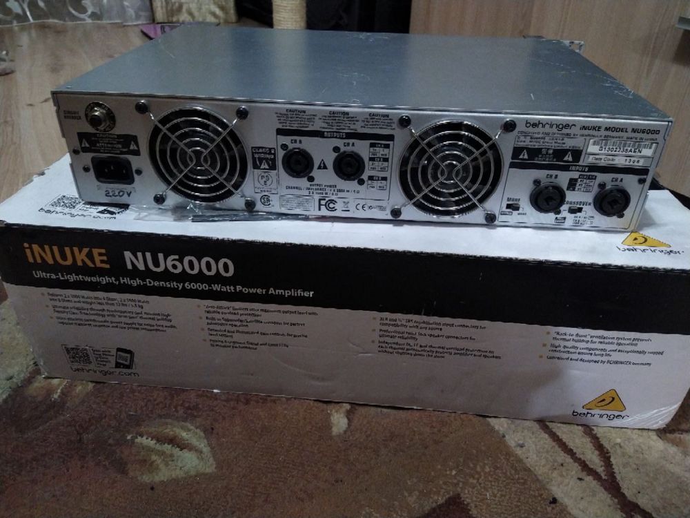 Усилитель Behringer iNuke NU 6000: 10 000 грн. - Усилители / ресиверы ...
