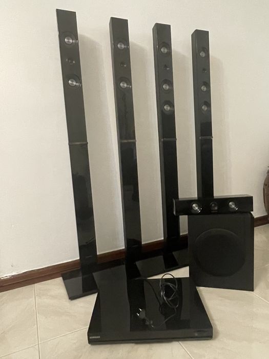 sistema de som com leitor blue-ray