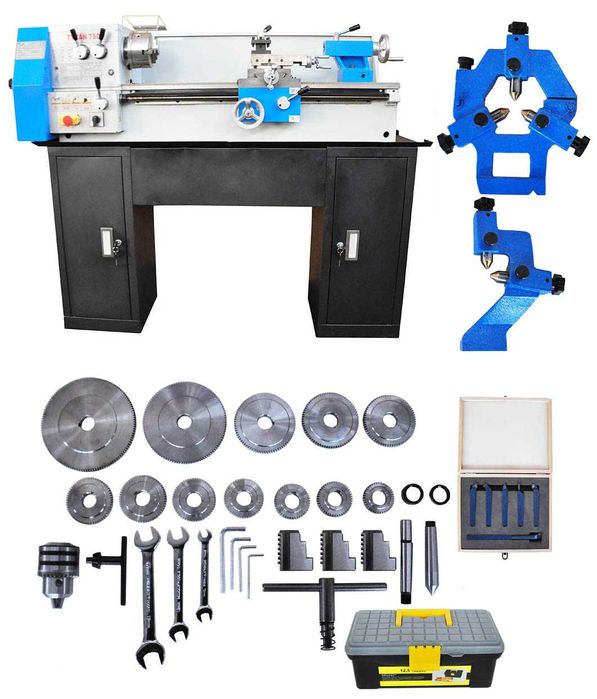 Tokarka uniwersalna TYTAN 750 265x750 0,75kW/230V od ręki