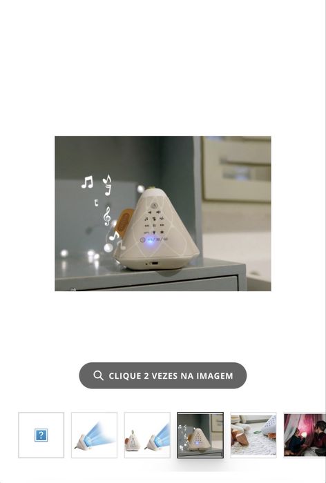 Luminária caixa de musica de luz Tiny Dreamer Boho Chic da TINY LOVE Boho Chic