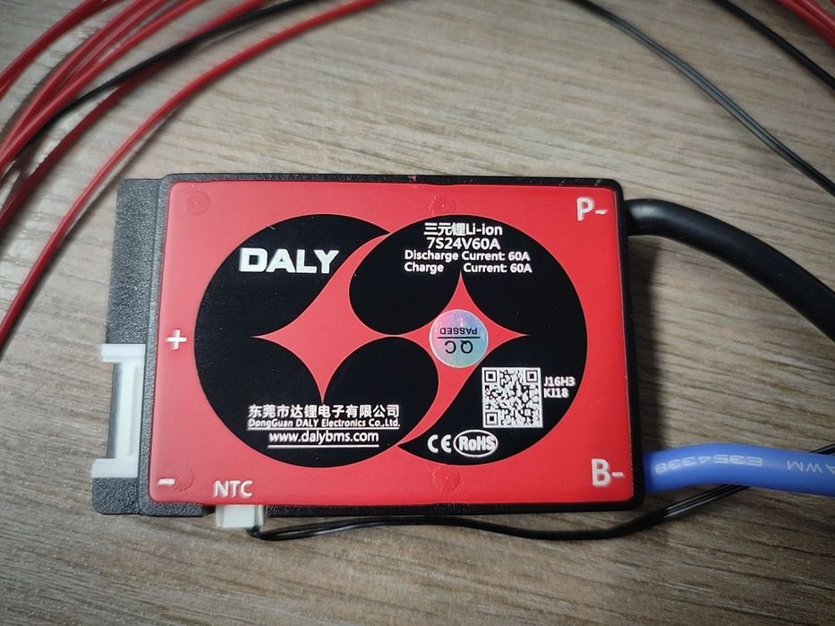Бмс Daly BMS 7s60a для литий ион с балансировкой