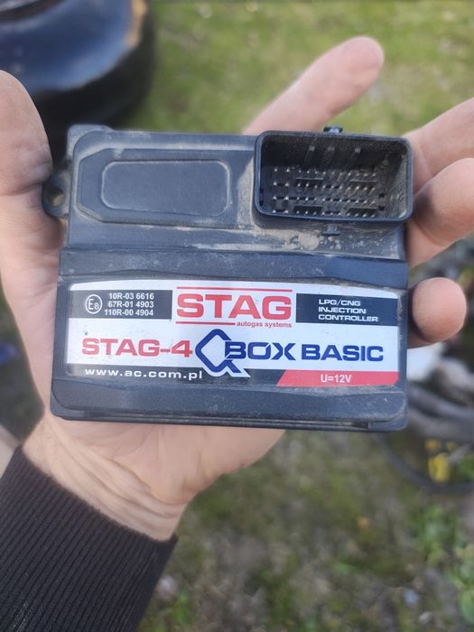 Instalacja LPG STAG-4 BOX BASIC + butla kompletna wszystkie przewody.