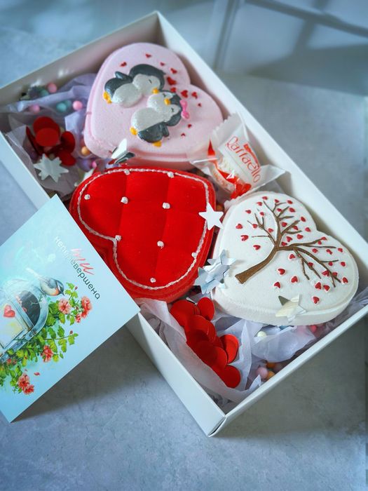 Бомбочки для ванни подарунковий набір оригінальний подарунок