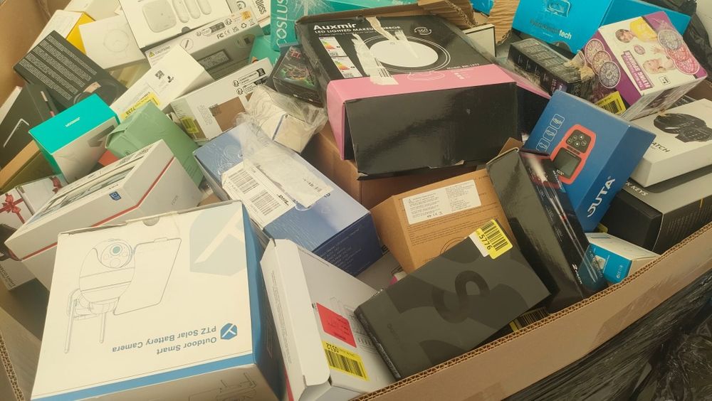 Palety Amazon Lodz LCJ4 mix zwrot utylizacja