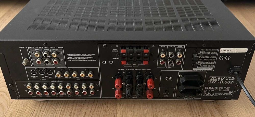 Amplificador AV Yamaha DSP-A592 - Natural Sound 5.1