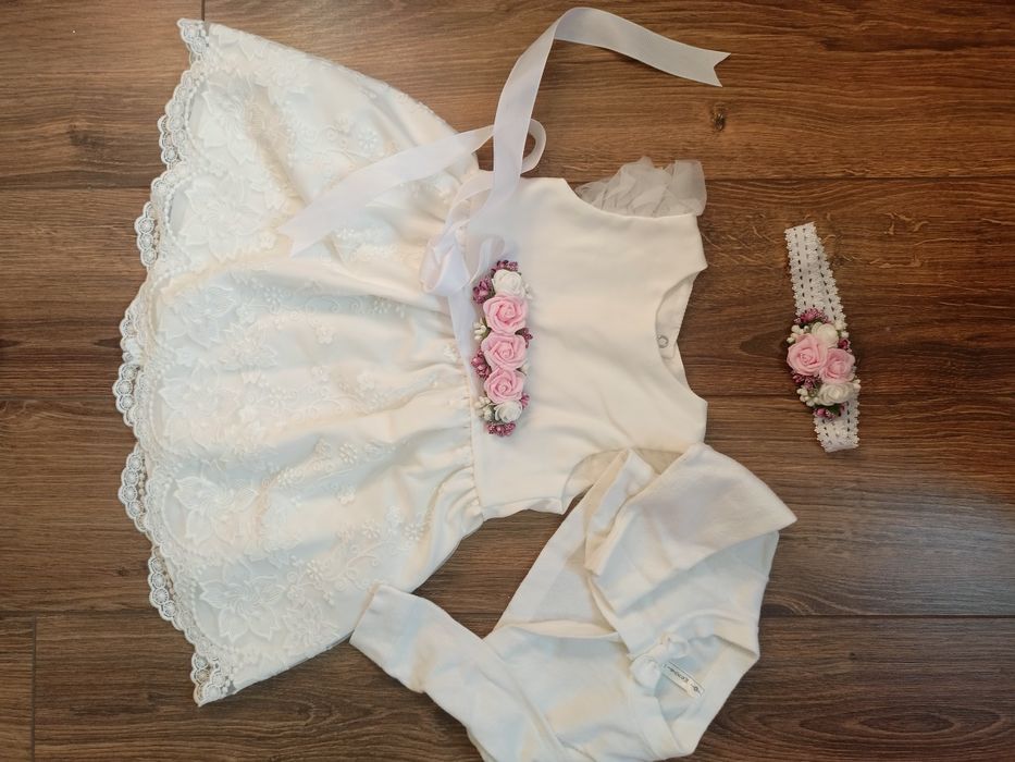 Komplet na chrzest r74