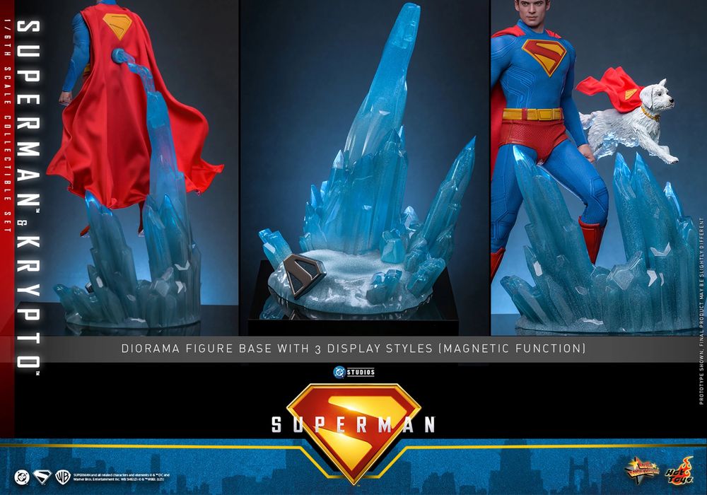 Фігурка 1/6 Hot Toys MMS 812 Superman 2025: Superman & Krypto