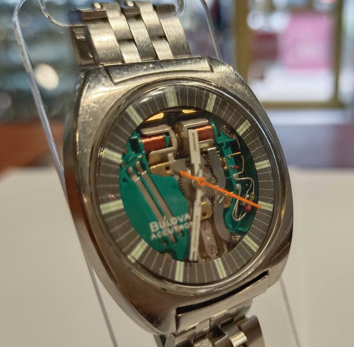 Zegarek BULOVA Accutron Spaceview/ model 770/ Rok 1970/ Bransoleta