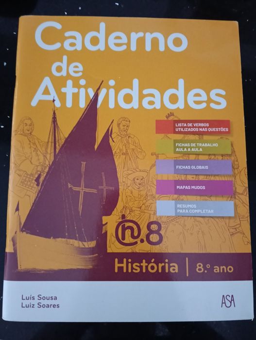 Caderno atividades 8 ano história