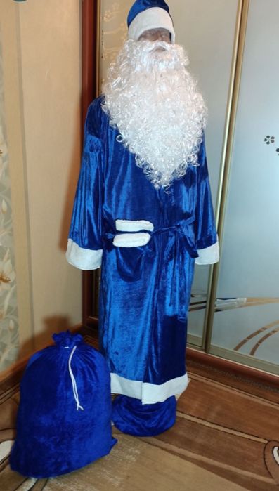 Дід Мороз Миколай новорічний костюм Діда Деда Мороза Миколая Дед Мороз