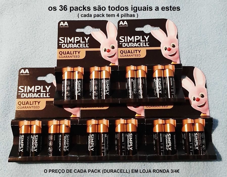 lanterna LED + embalagens de pilhas (artigo NOVO)