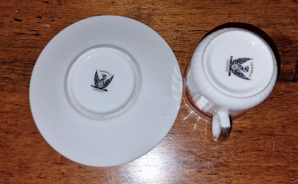 Set de Café (Chávena e Pires) TAKANA Porcelana Japonesa Vintage