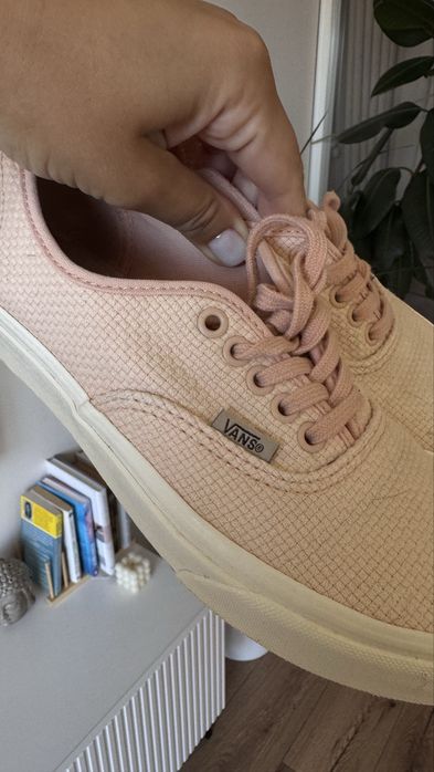 Кросівки кеди Vans світло рожеві 39 розмір