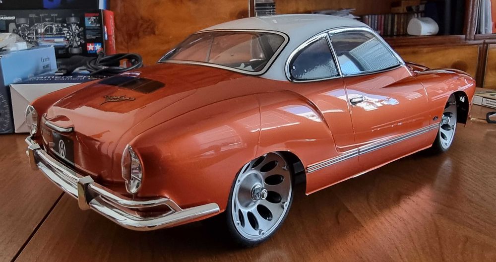 TAMIYA VW Carman Ghia RC 1/10 Fabrycznie Nowy Model ,Super Oświetlenie