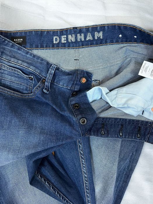 Denham Razor roz. W32 L32 męskie dżinsy slim fit