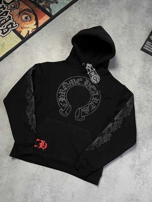 Оверсайз Худі Chrome Hearts | Кофта Хром Хартс (Хром Хардс)