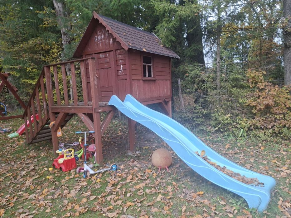 Domek drewniany dla dzieci