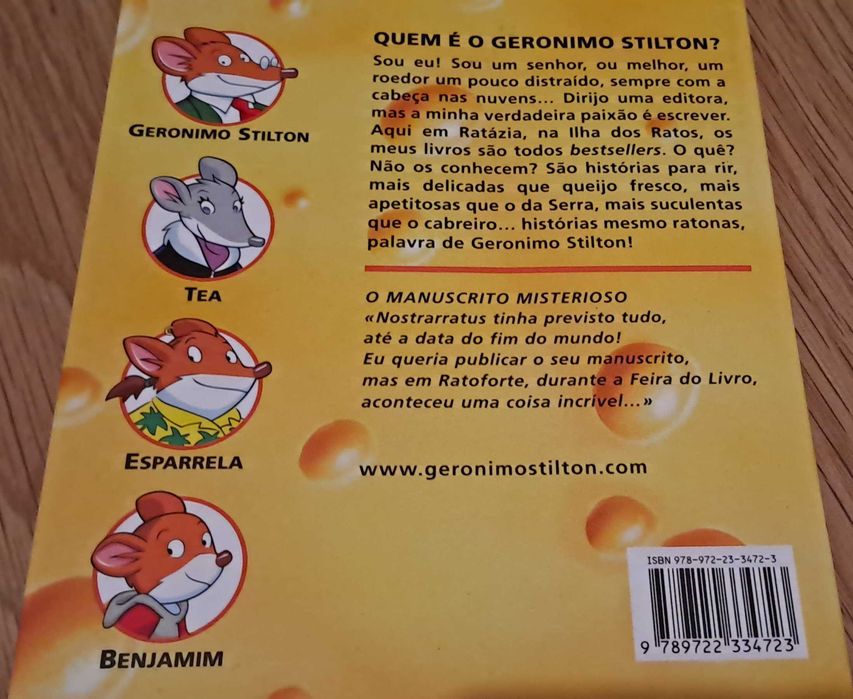 Livro: N.º 1 de Geronimo Stilton - O Manuscrito Misterioso