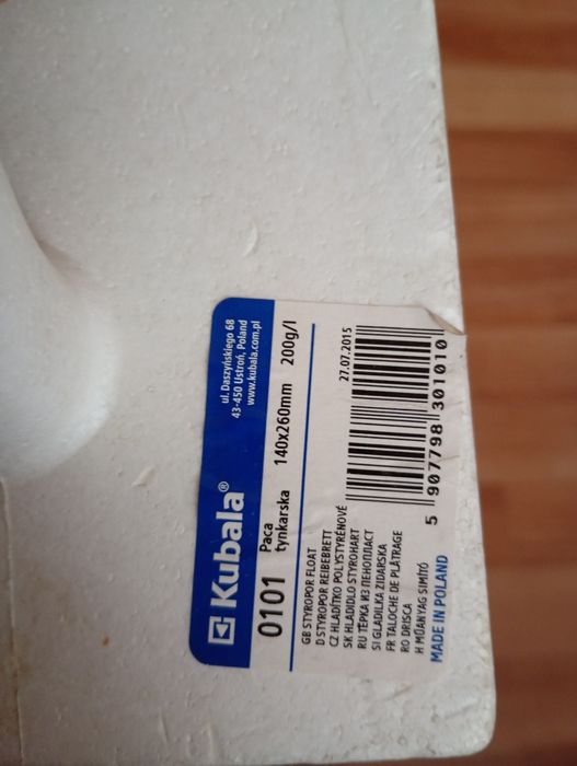 Paca styropianowa 140x260mm