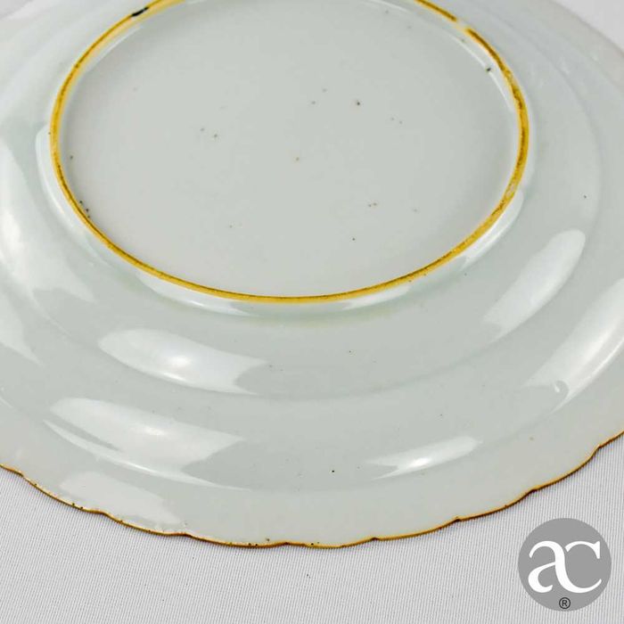 Prato porcelana China, Imari, Dinastia Qing, Kangxi séc. XVII / XVIII