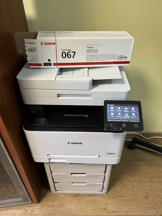 Принтер canon i-sensys mf655cdw МФУ додатковий чб картридж в подарунок
