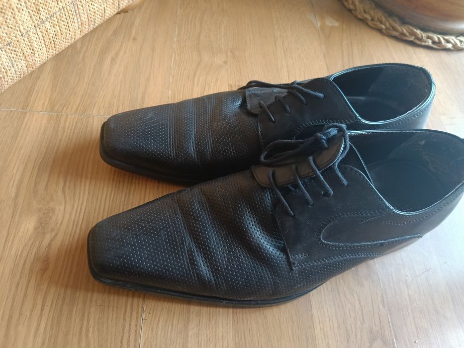 skórzane buty męskie Andrea Rossi r. 42