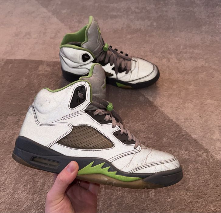 air jordan 5 retro green - купить обувь мужскую - Цена на OLX.ua