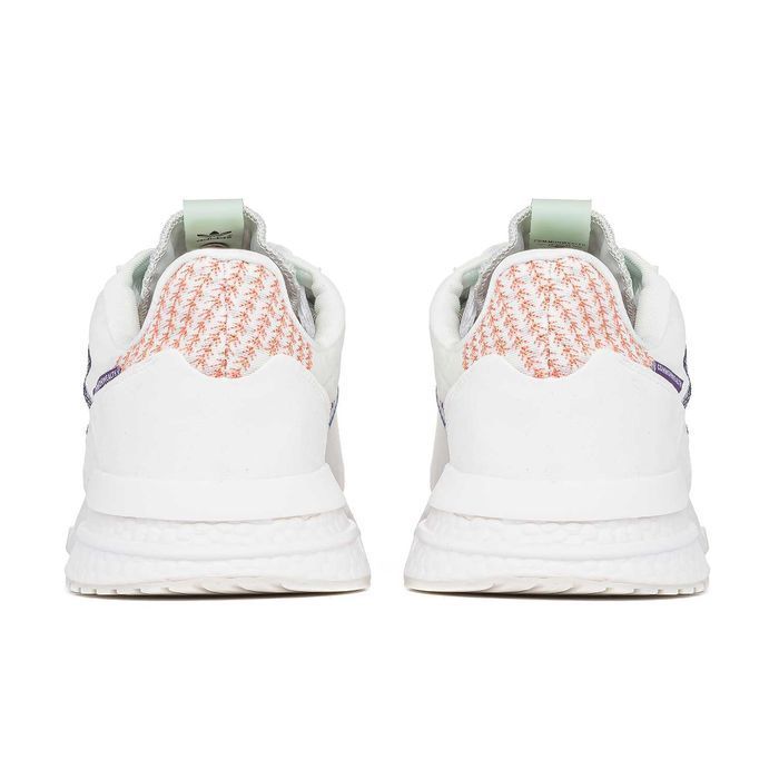 Мужские кроссовки Adidas ZX 500 White Premium. 41-45