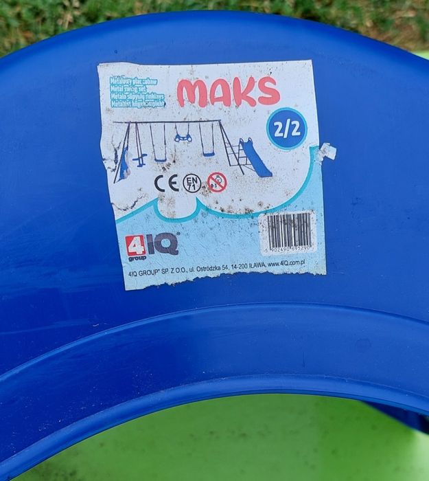 Maks plac zabaw nowy duży metalowy