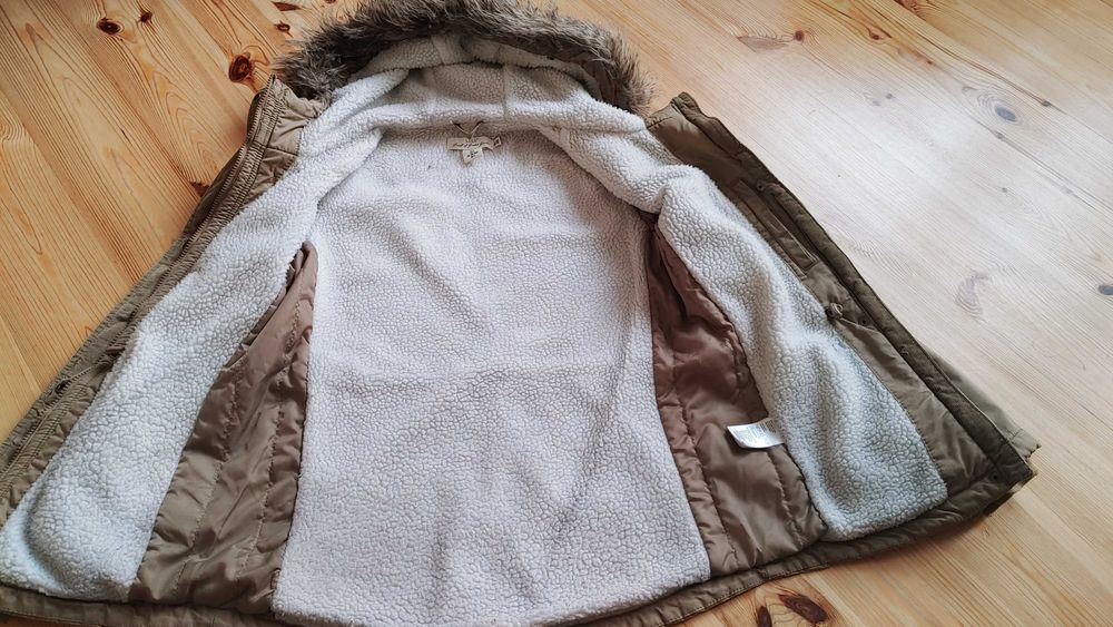 Kurtka zimowa H&M beżowa rozm. 34