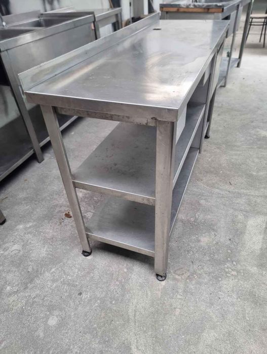 Bancada de apoio para máquina de café em inox