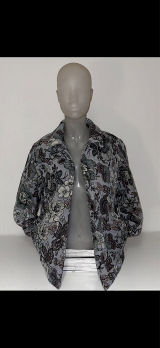 nowa kurtka wiosenna zara żakardowa haftowana oryginalna unikat