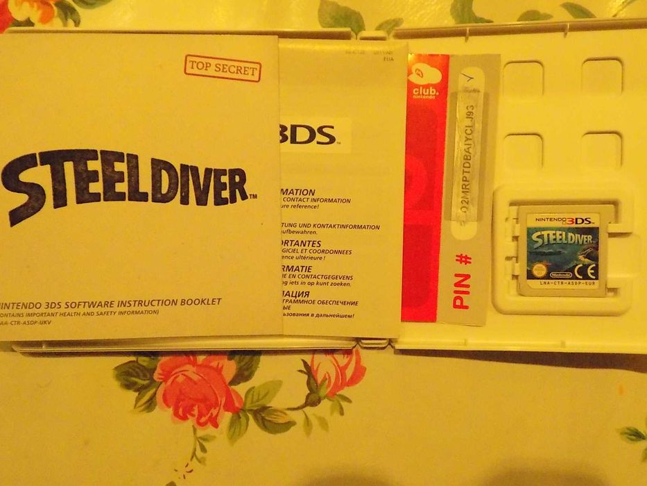Steel Diver 3D z pudełkiem na Nintendo 3DS/3DS XL, New 3DS, New 2DS XL