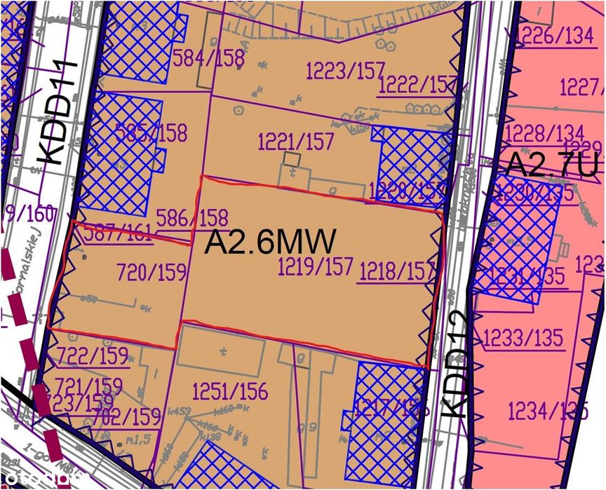 Działka inwestycyjna 1338 m² w centrum Świętochłowic | MPZP: A2.6 MW