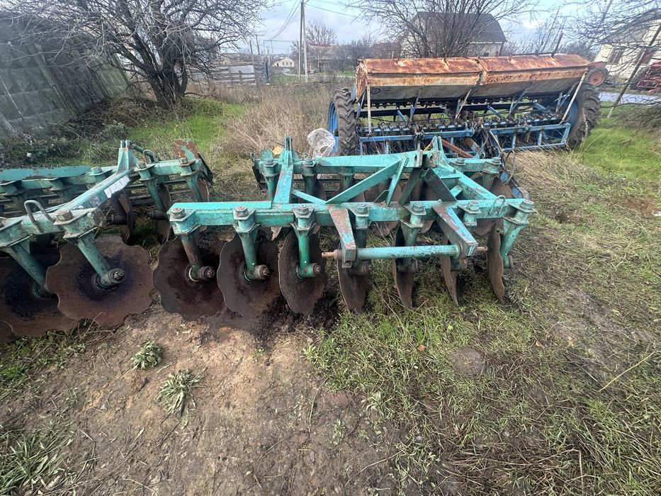 Дискова борона АГ-2,4-20, БілоцерковМАЗ, Навісна, з котком.