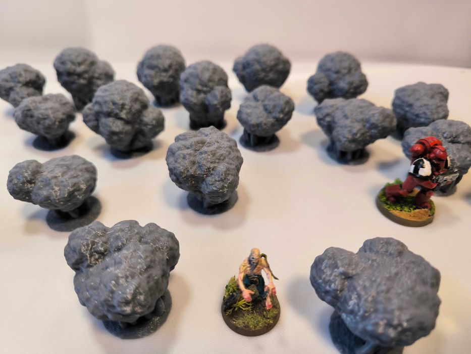 Krzew (B) pojedyncze zestaw Diorama Makieta Model