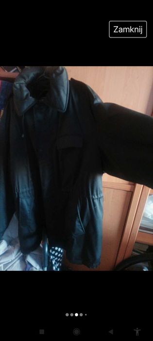 Elegancka kurtka męska ocieplana XXL