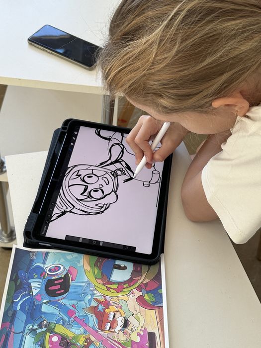 Уроки цифрового малюнку в Procreate, малювання на планшеті Ipad онлайн