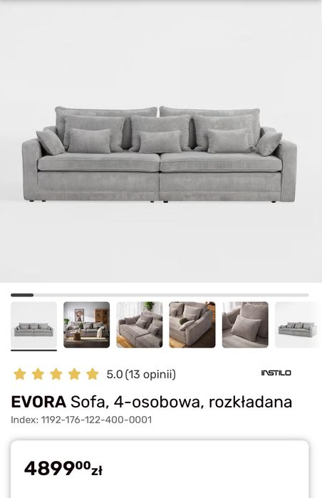 Sofa czteroosobowa