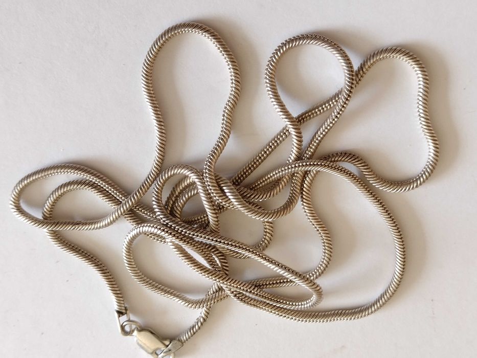 Łańcuszek Srebro 925 splot żmijka