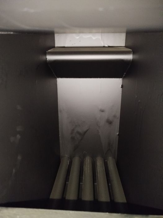 Твердотопливный котёл NEUS 15 кВт,  дымоход  6 м.консоль (лестница)