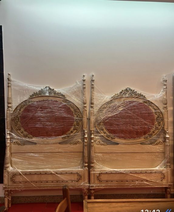 Quarto de solteiro lacado Luis XVI