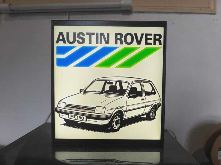 Lightbox Luminaria decorativa Austin Rover Metro