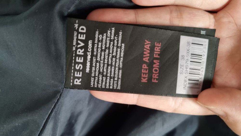 Kurtka typu parka krótka - Riserved