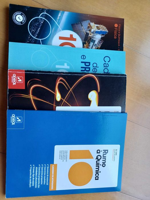 Manual de FQ 10º ano + Cadernos de atividades