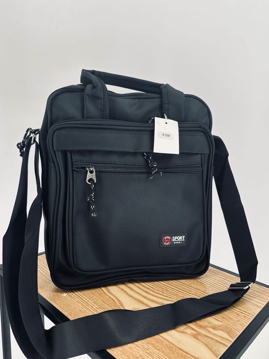 Nowa torebka męska - saszetka do pracy czarna