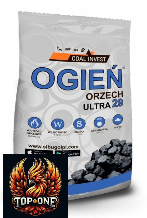 Węgiel Orzech 28-30 Mj/kg Workowany 25 kg